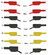 Set of 78 safety measurement leads, 2mm for Instrain-Hazard alarms
