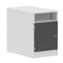 Under-table cabinet, floor standing, with distribution panel, left-mounted   450 x 688 x 750 mm