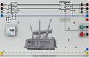 Three-phase variable transformer with motor drive