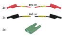 CarTrain 4mm safety measuring leads set for CO3221-6P