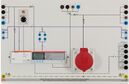 Smart metering analyser board with electricity consumption measurement