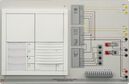 Installation board with audio/video gate station for intra-building comms