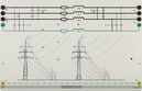 Transmission line model 150km/300km (93.2miles/186.4miles)