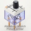 Potentiometer, 100kilohm, 0.5W lin., housing PS4-2                              