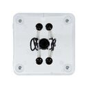 Push button, single, black