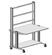SybaPro mobile IMS experiment trolley with experiment frame, 2 levels (1200 x 30 x 900 mm)