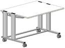 Mechatronics experiment trolley 1200x760x900mm WxHxD