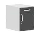 Under-table cabinet, suspended, 1 drawer, 1 door, right-hinged 430 x 590 x 580mm