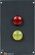 2-way signal light red/yellow, for use with SybaPro system channel, 1 PU