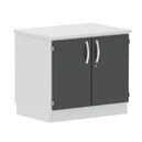 Side-cabinet with mat with grooves, 2 doors, 841x738x600 mm with cover board