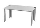 SybaPro system table with power supply ducting in legs, 1500 x 760 x 800 mm