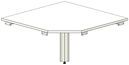 SybaPro corner table 900x900x760 mm (with rear support foot)                     