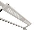 LED workplace lighting, 23 W, dimmable, including holder for tables of width 1800 mm