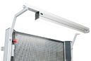 LED workstation light 32,2W, dimmable, including holder for table width 1600mm