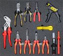VDE tool set 1, pliers set (12 pieces), inlay size 500 x 450 mm