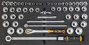 Automotive tool set 4, 1/2" socket spanners (54 parts), inlay size 300 x 600 mm