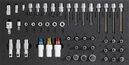 Automotive tool set 5, 1/2" socket inserts (50 parts), inlay size 300 x 600 mm
