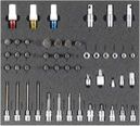 Automotive tool set 5, 1/2" socket inserts (50 parts), inlay size 500x450mm