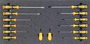 Automotive tool set 7, screwdriver set (14 parts), inlay size 300 x 600 mm