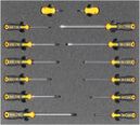 Automotive tool set 7, screwdriver set (14 parts), inlay size 500 x 450 mm