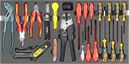 Refrigeration tool set 1, VDE basic set (20 parts) inlay size 300 x 600 mm