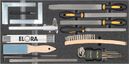 Refrigeration tool set 2, fine mechanics set (22 parts) inlay size 300 x 600 mm