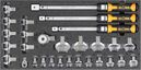 Refrigeration tool set 5, torque spanner set (29 parts) inlay size 300 x 600 mm