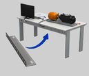 Cable ducts for lab tables